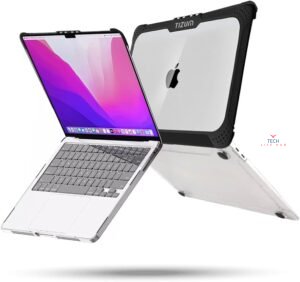 A rugged case designed to provide maximum protection for your MacBook Air, perfect for outdoor adventures and heavy use.