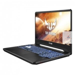 Image of the ASUS TUF FX505DT gaming laptop, designed for high-performance gaming and immersive experiences.